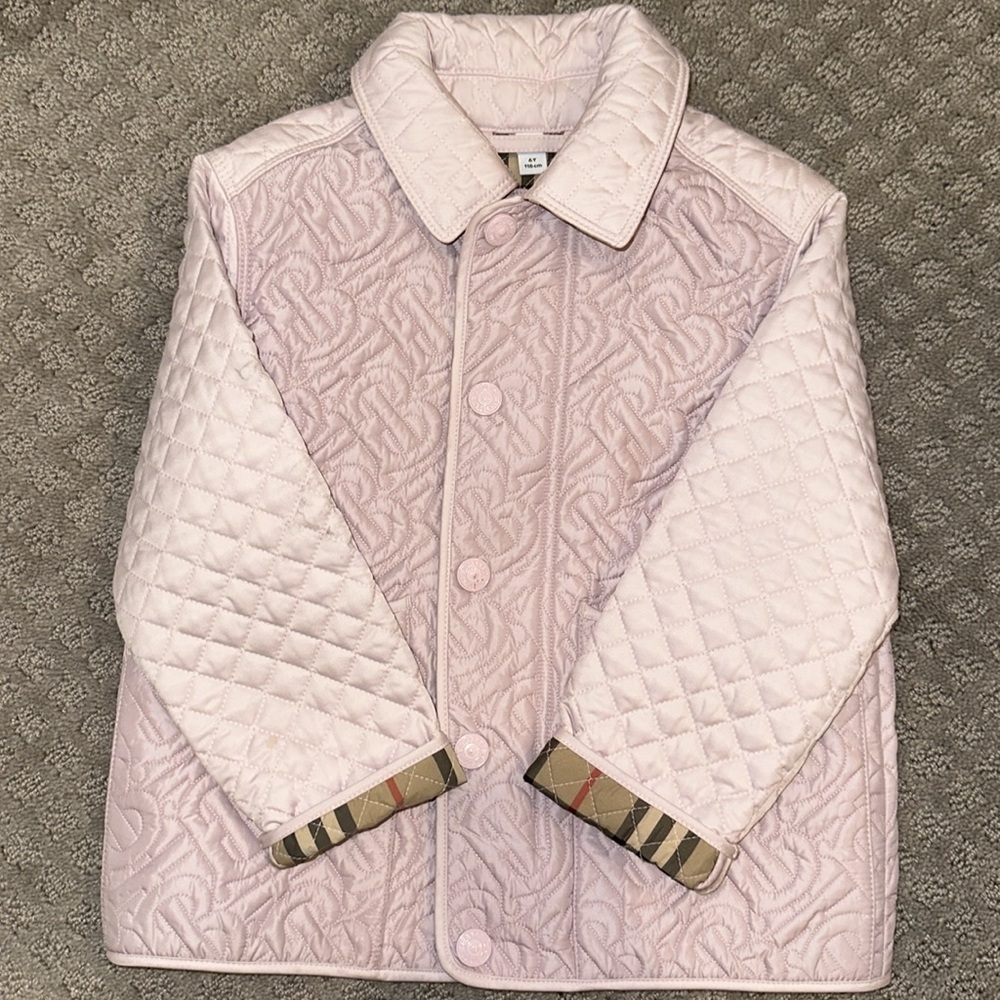 Burberry Kids Monogram Quilted Jacket
